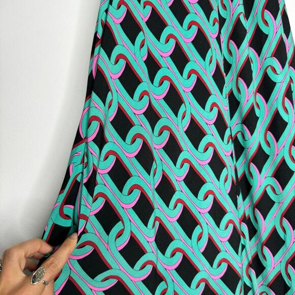 Corey Lynn Calter Suzi Mini Dress Sleeveless in Chain Link Graphic Print Size XS - Picture 5 of 9